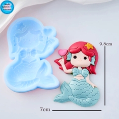 Khuôn Silicon - Biển Tiên Cá - #12 - Chỉ Tay 9.8cm