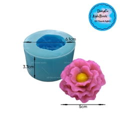 Khuôn Silicon - Hoa Mẫu Đơn M13 - hoa to 5cm