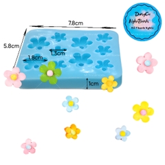 Khuôn Silicon - Hoa Mai Đào Nằm - 10c - 1.3 -> 1.8cm- CN