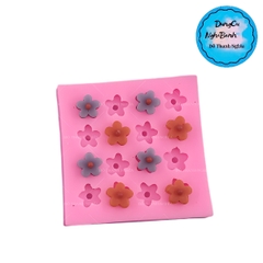 Khuôn Silicon - Hoa Mai Đào Nằm - 1.7cm -16c