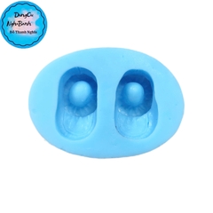 Khuôn Silicon - Em Bé Giày - Đôi Viền