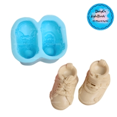 Khuôn Silicon - Em Bé Giày - Đôi Dây Bướm 6.2cm