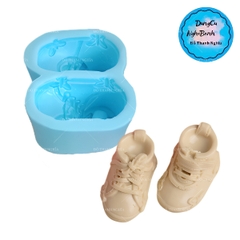 Khuôn Silicon - Em Bé Giày - Đôi Dây Bướm 6.2cm