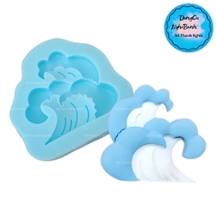 Khuôn Silicon - Ngọn Núi - Sóng Biển 4.7cm
