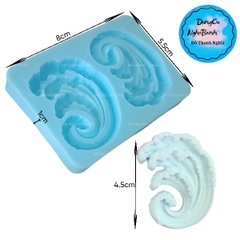 Khuôn Silicon - Biển - Ngọn Sóng 2c - 5.5cm