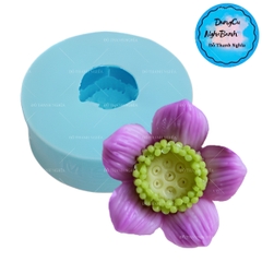 Khuôn Silicon - Hoa Cúc - Đồng Tiền Thái 3.9cm M52