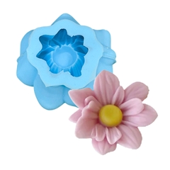 Khuôn Silicon - Hoa Cúc Thược Dược Cúc Phi 6.5cm