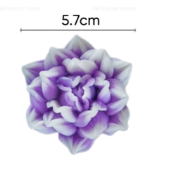 Khuôn Silicon - Hoa Thược Dược X40 5.7cm