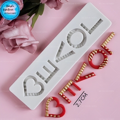 Khuôn Silicon - Chữ Love Chữ Nhật 2.7cm