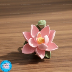 Khuôn Silicon Hoa Sen Thái Nở - Sen Nước - SHS - Sen 5.8cm Kèm Đài