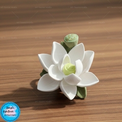 Khuôn Silicon Hoa Sen Thái Nở - Sen Nước - SHS - Sen 5.8cm Kèm Đài