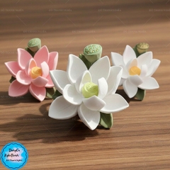 Khuôn Silicon Hoa Sen Thái Nở - Sen Nước - SHS - Sen 5.8cm Kèm Đài