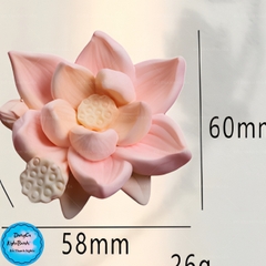 Khuôn Silicon Hoa Sen Thái Nở - Sen Nước - SHS - Sen 5.8cm Kèm Đài