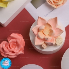 Khuôn Silicon Hoa Sen Thái Nở - Sen Nước - SHS - Sen 5.8cm Kèm Đài