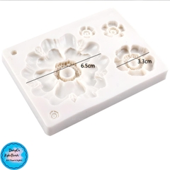 Khuôn Silicon - Hoa Cúc Dẹp TH 4c - 1 > 6cm