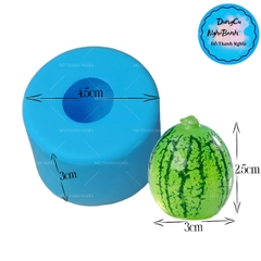 Khuôn Silicon - Trái Cây -Dưa Hấu 3cm