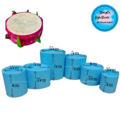 Khuôn Silicon - Trái Cây - Thanh Long Lá Set 6c