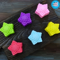 [10 cup] Khuôn Silicon - Cup Set 5cm - M39 - Ngôi Sao