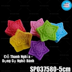[10 cup] Khuôn Silicon - Cup Set 5cm - M39 - Ngôi Sao