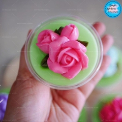 Khuôn Silicon - Chùm Hoa Hồng 5.5cm 3c - Kèm Lá M06