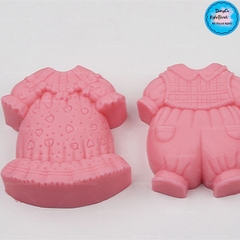 Khuôn Silicon - Đầm Bé Gái Lớn 8 Cm