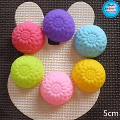[10 cup] Khuôn Silicon - Cup Set 5cm - M31 - Hướng Dương nổi