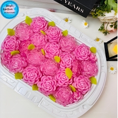 [10 cup] Khuôn Silicon - Cup Set 5cm - M48 - Hoa Cúc 4 Tầng