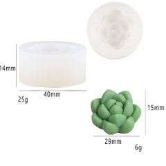 Khuôn Silicon - Sen Đá Tia Tầng Mộng Nước 2.9cm