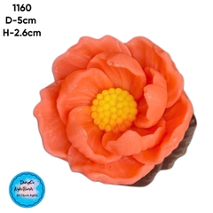 Khuôn Silicon - Hoa Cúc Xoay - Nhuỵ 5cm J-300