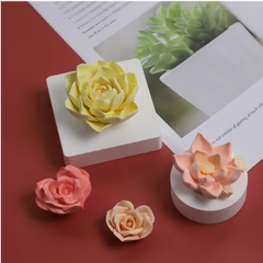 Khuôn Silicon - Hoa Hồng Trái Tim 4.6cm