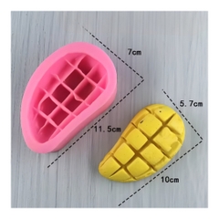 Khuôn Silicon - Trái Cây - Xoài Cắt Miếng 10cm