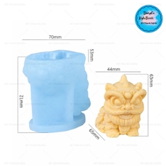 Khuôn Silicon - Động Vật - Rồng Con Rồng Con Lân 6.5cm