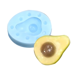 Khuôn Silicon - Trái Cây - Trái Bơ 2 Mảnh 4cm