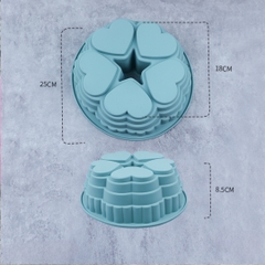 Khuôn Silicon -Vĩ Đế Tim 5c 25cm
