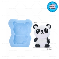 Khuôn Silicon Động Vật Gấu Trúc 4.5cm