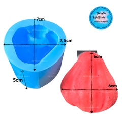 Khuôn Silicon - Trái Cây - Mận 6cm