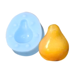 Khuôn Silicon - Trái Cây - Trái Lê 2 Mảnh 3.5cm