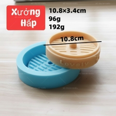 Khuôn Silicon - Đế - Đan - Tròn Xửng Hấp 10.8cm