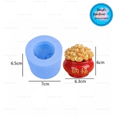 Khuôn Silicon - Hủ Vàng - 6.3cm Đứng SL75