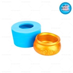 Khuôn Silicon - Hủ Vàng - Tròn 8.5cm