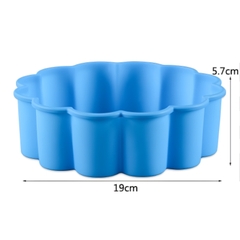 Khuôn Silicon - Đế - Hoa Mai 19cm cao 5.7cm Làm Mâm Cúng