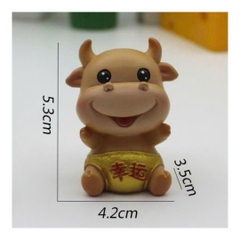 Khuôn Silicon - Động Vật - Trâu 2 mảnh 5.5cm M04