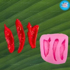 Khuôn Silicon - Rau Củ - Miếng Lát Ớt 3c