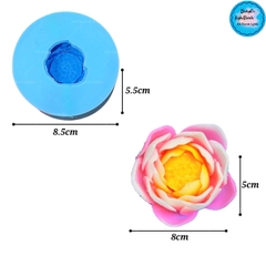 Khuôn Silicon - Hoa Sen Cánh Nhọn Nở Tầng