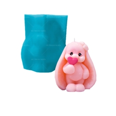 Khuôn Silicon - Động Vật - Con Thỏ Tai Dài 7.5cm