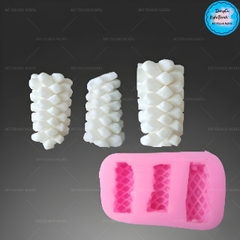 Khuôn Silicon - Món Ăn -Miếng Mực Cắt 3c