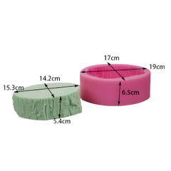 Khuôn Silicon - Khúc Gỗ - Vừa 15.3 CM