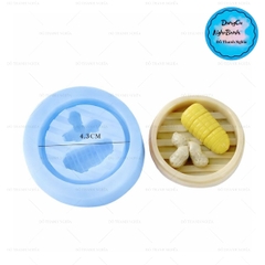 Khuôn Silicon - Món Ăn - Xửng Bắp Đậu Phụng 4.3cm