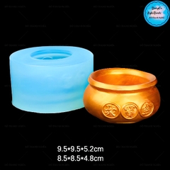 Khuôn Silicon - Hủ Vàng - Tròn 8.5cm