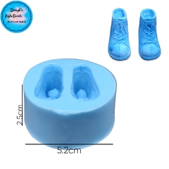Khuôn Silicon - Em Bé Giày - Đôi Dây 4cm